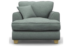 Heart of House Hampstead Tweed Fabric Chair - Duck Egg